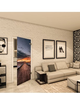 Ganzglastür - Fotoprint Model 141 für ein modernes Zuhause