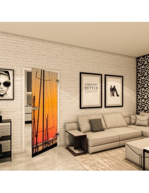 Ganzglastür - Fotoprint Model 156 für ein modernes Zuhause