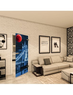 Ganzglastür - Fotoprint Model 206 für ein modernes Zuhause