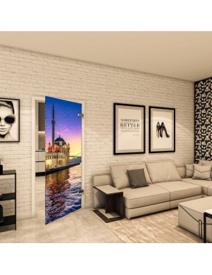 Ganzglastür - Fotoprint Model 209 für ein modernes Zuhause