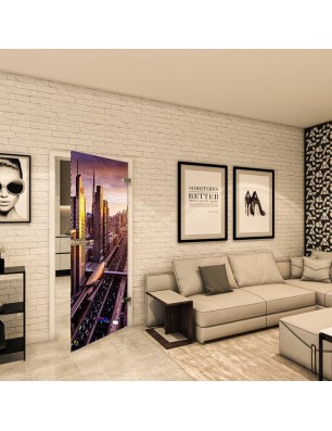 Ganzglastür - Fotoprint Model 213 für ein modernes Zuhause