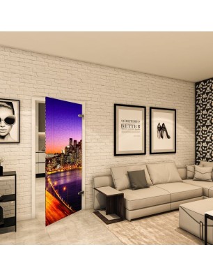 Ganzglastür - Fotoprint Model 329 für ein modernes Zuhause