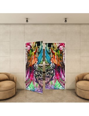 Ganzglastür - Fotoprint Model 1 für ein modernes Zuhause