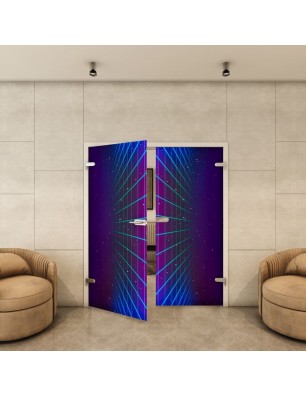 Ganzglastür - Fotoprint Model 90 für ein modernes Zuhause