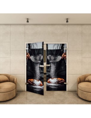 Ganzglastür - Fotoprint Model 115 für ein modernes Zuhause