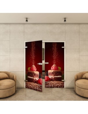 Ganzglastür - Fotoprint Model 116 für ein modernes Zuhause