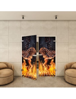 Ganzglastür - Fotoprint Model 119 für ein modernes Zuhause