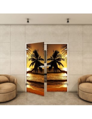 Ganzglastür - Fotoprint Model 136 für ein modernes Zuhause