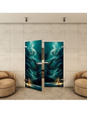 Ganzglastür - Fotoprint Model 139 für ein modernes Zuhause