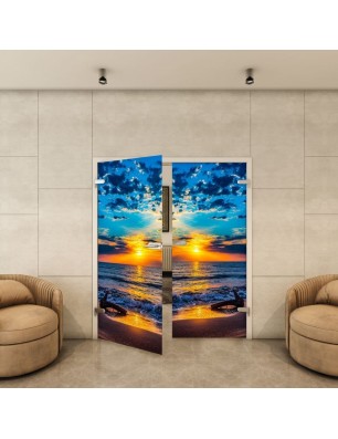 Ganzglastür - Fotoprint Model 146 für ein modernes Zuhause