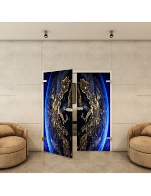 Ganzglastür - Fotoprint Model 157 für ein modernes Zuhause