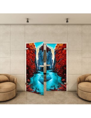 Ganzglastür - Fotoprint Model 170 für ein modernes Zuhause