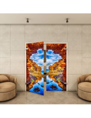 Ganzglastür - Fotoprint Model 172 für ein modernes Zuhause