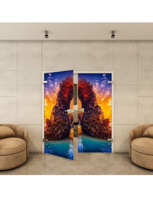 Ganzglastür - Fotoprint Model 176 für ein modernes Zuhause