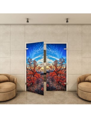 Ganzglastür - Fotoprint Model 180 für ein modernes Zuhause