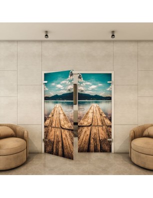 Ganzglastür - Fotoprint Model 182 für ein modernes Zuhause