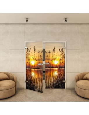 Ganzglastür - Fotoprint Model 187 für ein modernes Zuhause