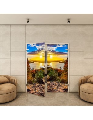 Ganzglastür - Fotoprint Model 199 für ein modernes Zuhause