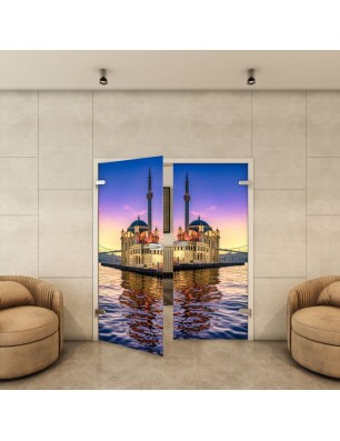 Ganzglastür - Fotoprint Model 209 für ein modernes Zuhause