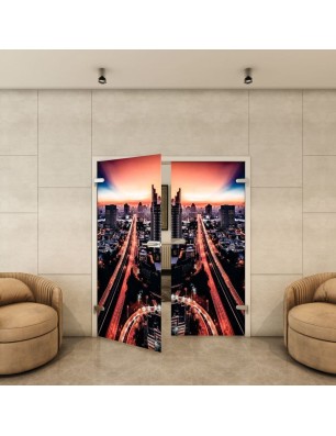 Ganzglastür - Fotoprint Model 210 für ein modernes Zuhause