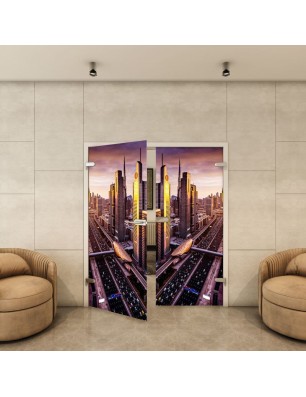 Ganzglastür - Fotoprint Model 213 für ein modernes Zuhause