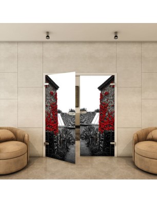 Ganzglastür - Fotoprint Model 254 für ein modernes Zuhause