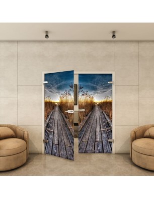 Ganzglastür - Fotoprint Model 280 für ein modernes Zuhause