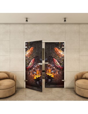 Ganzglastür - Fotoprint Model 287 für ein modernes Zuhause