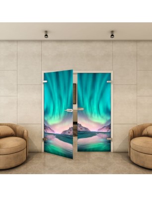 Ganzglastür - Fotoprint Model 300 für ein modernes Zuhause