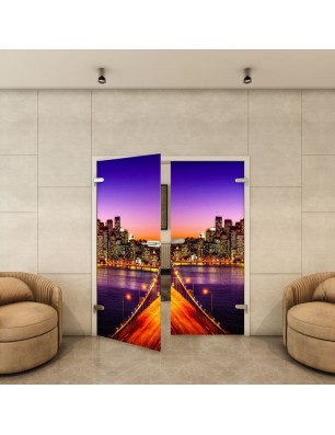 Ganzglastür - Fotoprint Model 329 für ein modernes Zuhause