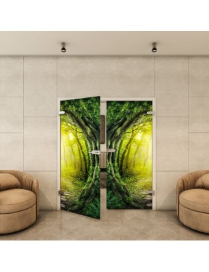 Ganzglastür - Fotoprint Model 348 für ein modernes Zuhause