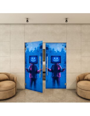 Pendeltür - Fotoprint Model 86 für ein modernes Zuhause