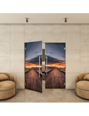 Pendeltür - Fotoprint Model 141 für ein modernes Zuhause