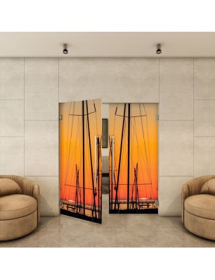 Pendeltür - Fotoprint Model 156 für ein modernes Zuhause