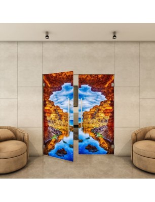 Pendeltür - Fotoprint Model 172 für ein modernes Zuhause