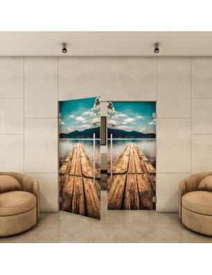 Pendeltür - Fotoprint Model 182 für ein modernes Zuhause