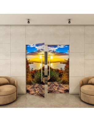 Pendeltür - Fotoprint Model 199 für ein modernes Zuhause