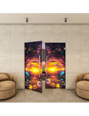 Pendeltür - Fotoprint Model 325 für ein modernes Zuhause