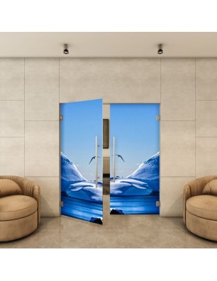 Pendeltür - Fotoprint Model 331 für ein modernes Zuhause