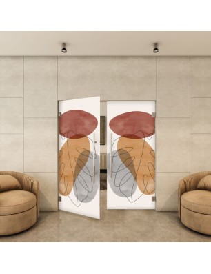 Pendeltür - Fotoprint Model 345 für ein modernes Zuhause