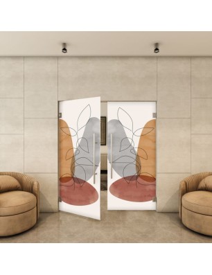 Pendeltür - Fotoprint Model 346 für ein modernes Zuhause