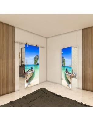 Ganzglastür - Fotoprint Model 120 für ein modernes Zuhause