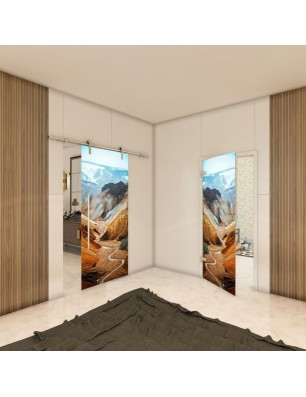 Ganzglastür - Fotoprint Model 122 für ein modernes Zuhause