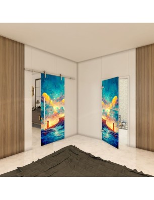 Ganzglastür - Fotoprint Model 131 für ein modernes Zuhause