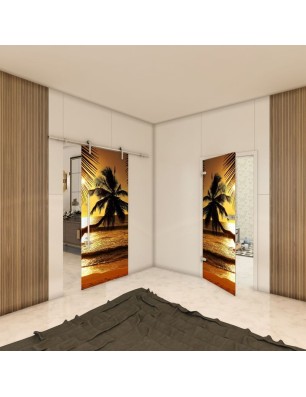 Ganzglastür - Fotoprint Model 136 für ein modernes Zuhause