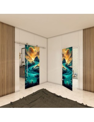 Ganzglastür - Fotoprint Model 138 für ein modernes Zuhause