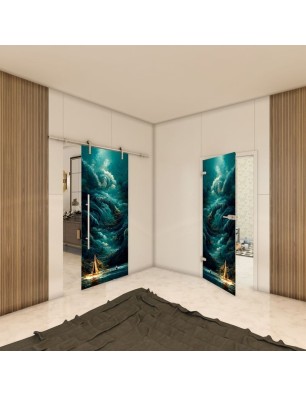 Ganzglastür - Fotoprint Model 139 für ein modernes Zuhause