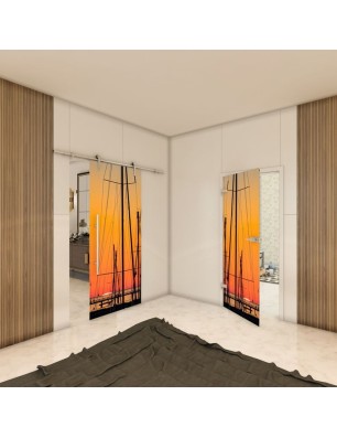 Ganzglastür - Fotoprint Model 156 für ein modernes Zuhause