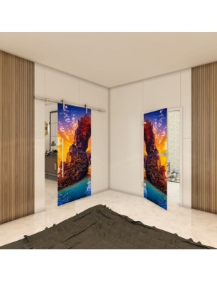 Ganzglastür - Fotoprint Model 176 für ein modernes Zuhause