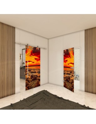 Ganzglastür - Fotoprint Model 195 für ein modernes Zuhause